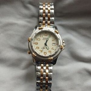 Guess Waterpro Silver and Gold Watch